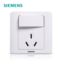 【官方正品】西门子(SIEMENS)开关插座86型其他远景系列雅白一开16A墙壁带开关空调插座