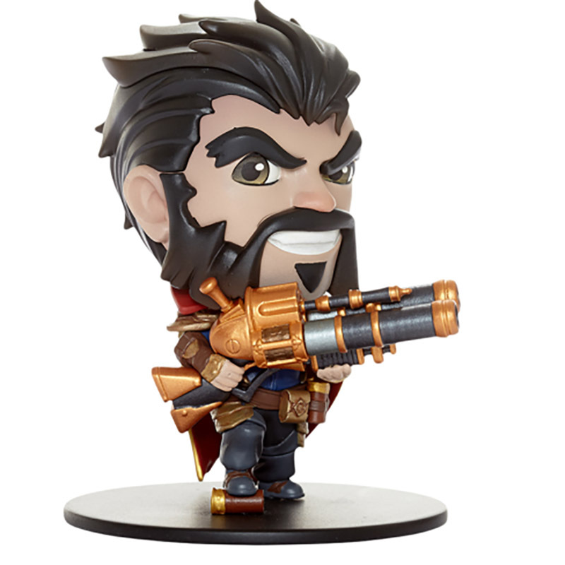 英雄联盟lol手办法外狂徒格雷福斯男枪023模型摆件礼物视频