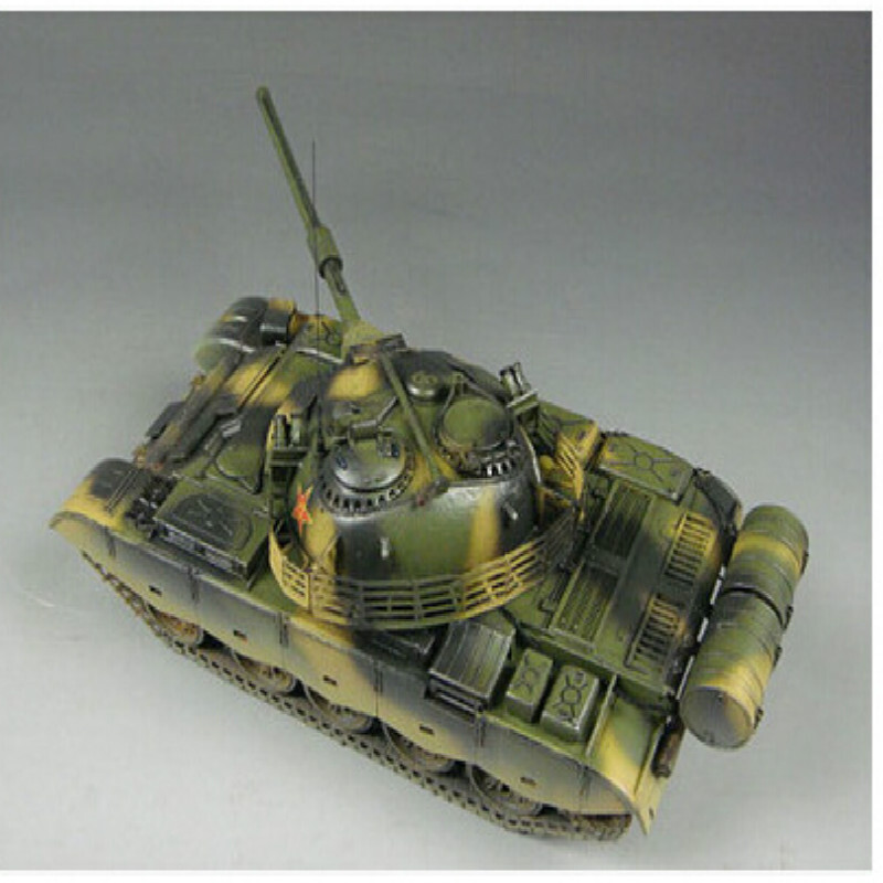 小号手拼装军事模型小号手模型135中国59d中型坦克带反应装甲00315