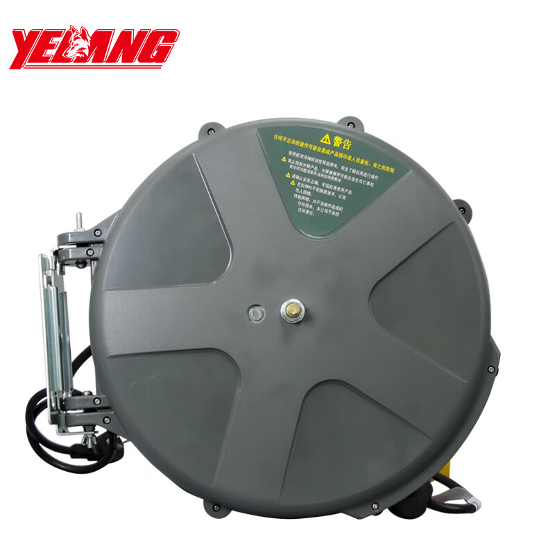 野狼YL-B32515 电线电鼓伸缩卷管器铜芯自动排管器工厂洗车美容3*2.5mm²X15米