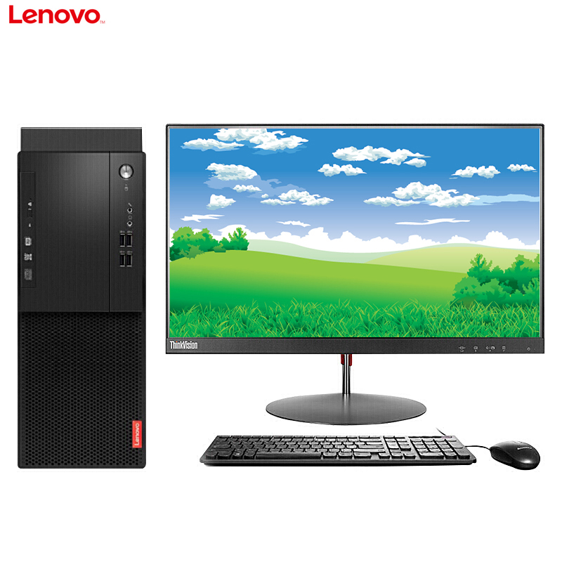 联想台式机电脑 M410 M415企业商用台式电脑 整机办公主机 商用