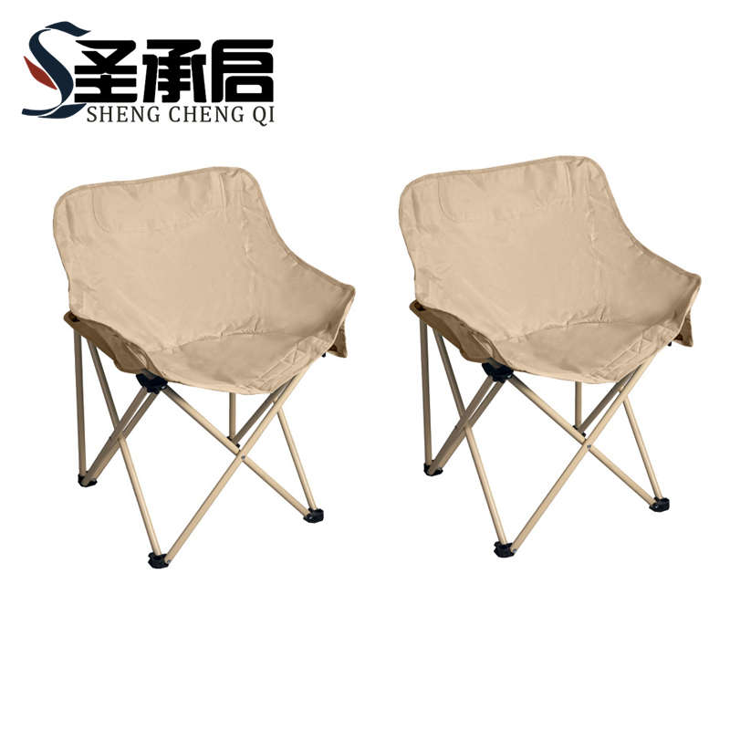 圣承启 户外折叠凳 黄色 把高清大图