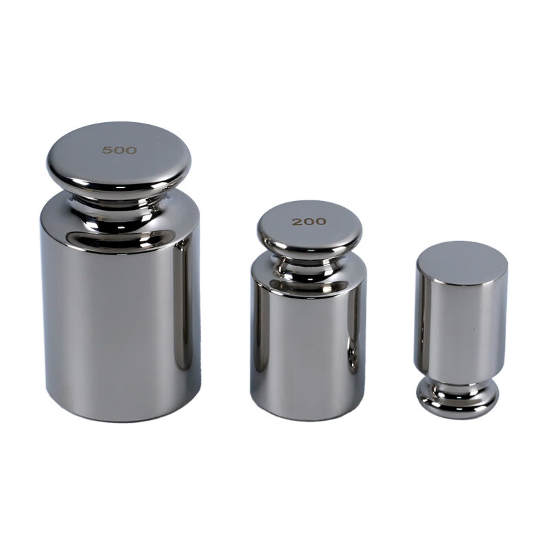 鸣固 F1级304不锈钢标准砝码高精度校准天平砝码 铝合金箱套装 500g-1mg  24个高清大图