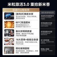 美的(Midea)电饭煲电饭锅4L立体IH加热一键双层快速煮饭多功能煮智能上下同热电饭锅煮饭锅煮米饭锅MB-HS433