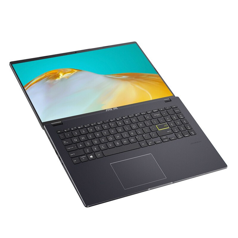 华硕(ASUS)顽石E510MA 轻薄笔记本电脑180°平展 15.6英寸学生商务办公网课双核轻薄本便携手提笔记本电脑(N4020双核 8G内存 256G固态 Win10)标配