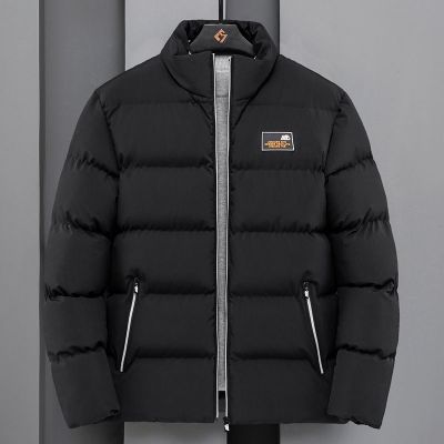 棉衣男士加厚外套2020冬季新款潮流修身大码棉服冬天休闲宽松棉袄 18017黑色 L