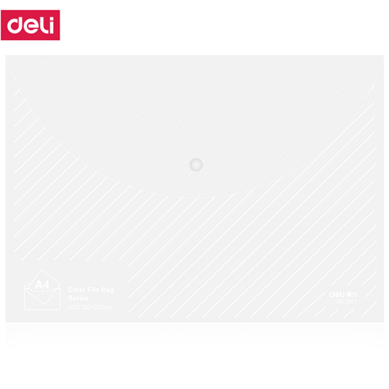 得力(deli) M 5501文件袋(透明)(只)