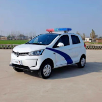 龙云天盾双排5座封闭电动巡逻车四轮观光车保安巡视车景区校园巡查巡检车场内巡修车