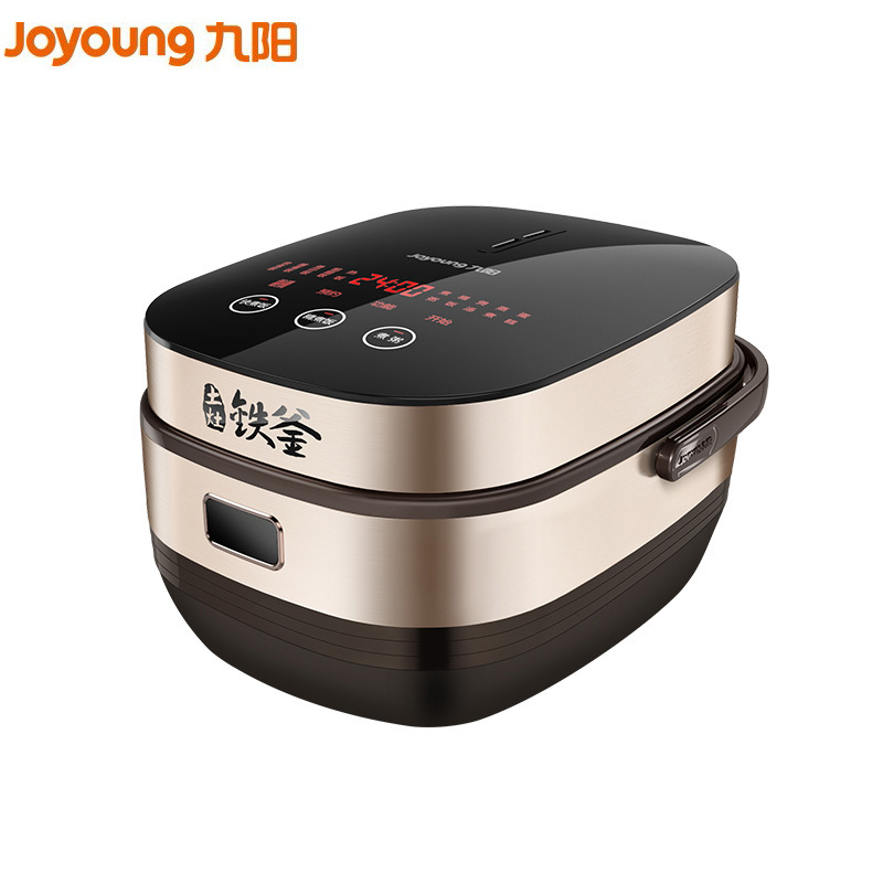 九阳(Joyoung) 电饭煲F-40T7 铁釜内胆 4L IH电磁加热 智能预约煮饭煲仔饭 触摸式智能控制 家用电饭锅