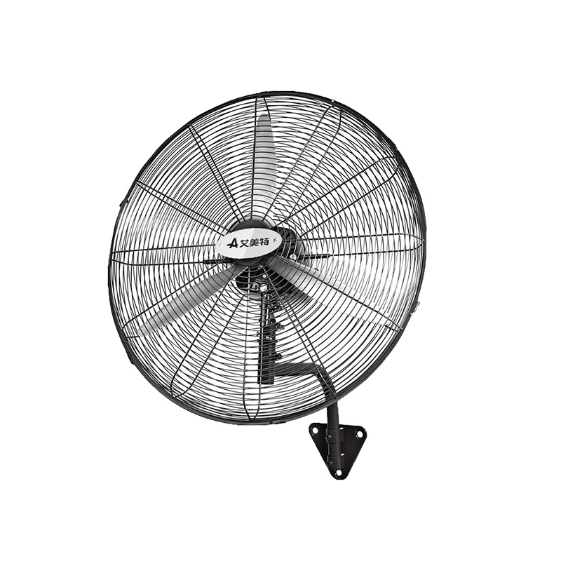 艾美特工业风扇壁扇大功率750型牛角扇大风扇工业强力商用电风扇视频