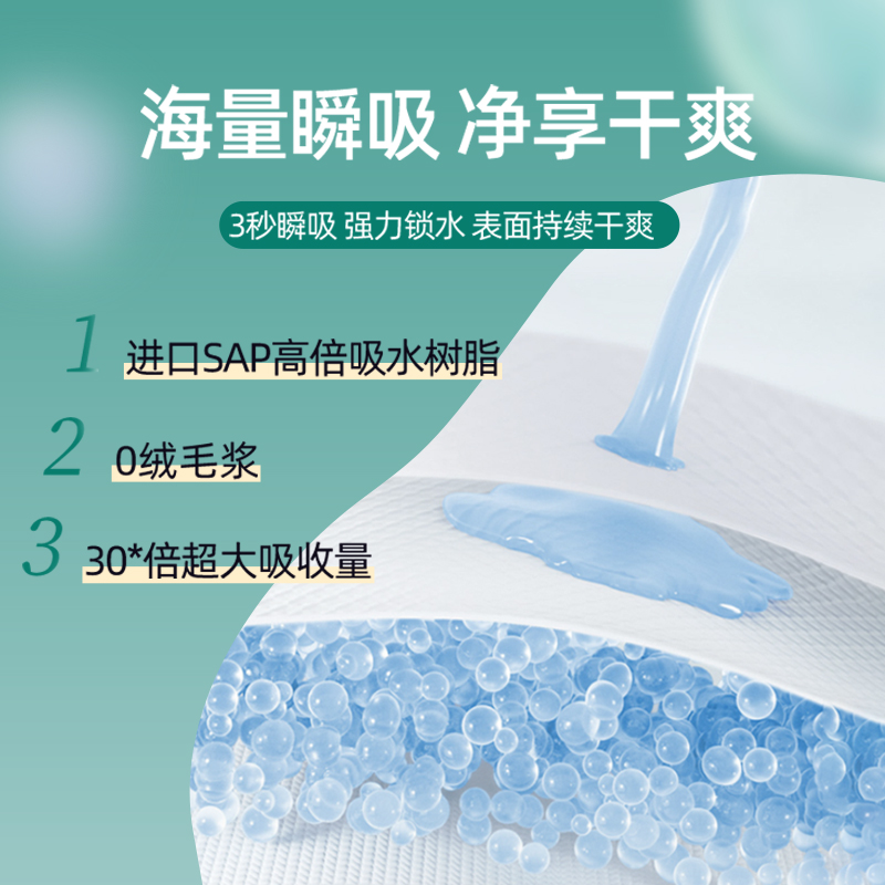 竹马之友卫生巾青春款半年组合装高清大图