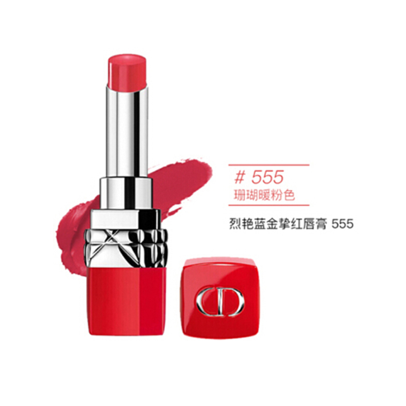 [国内专柜版]迪奥(Dior)烈艳蓝金挚红唇膏3.2g # 555