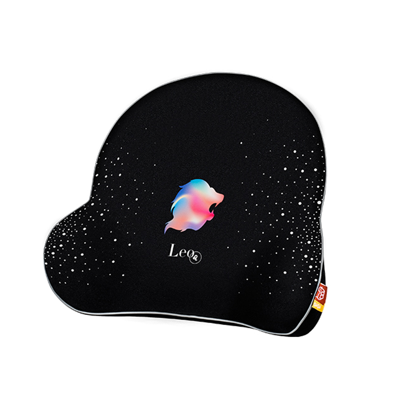 GiGi汽车腰靠 腰枕 竹炭记忆棉车用办公用背靠垫 腰靠枕GC-62狮子座高清大图