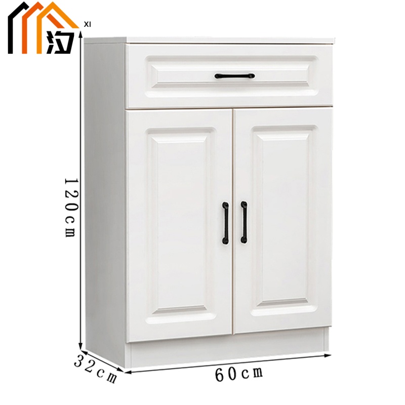 汐木质鞋柜两门个高清大图