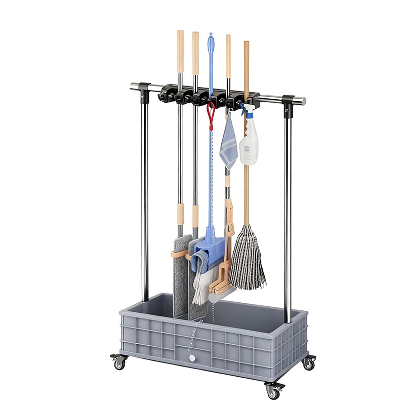 豫众诺 清洁工具收纳架 5挂6钩 个高清大图