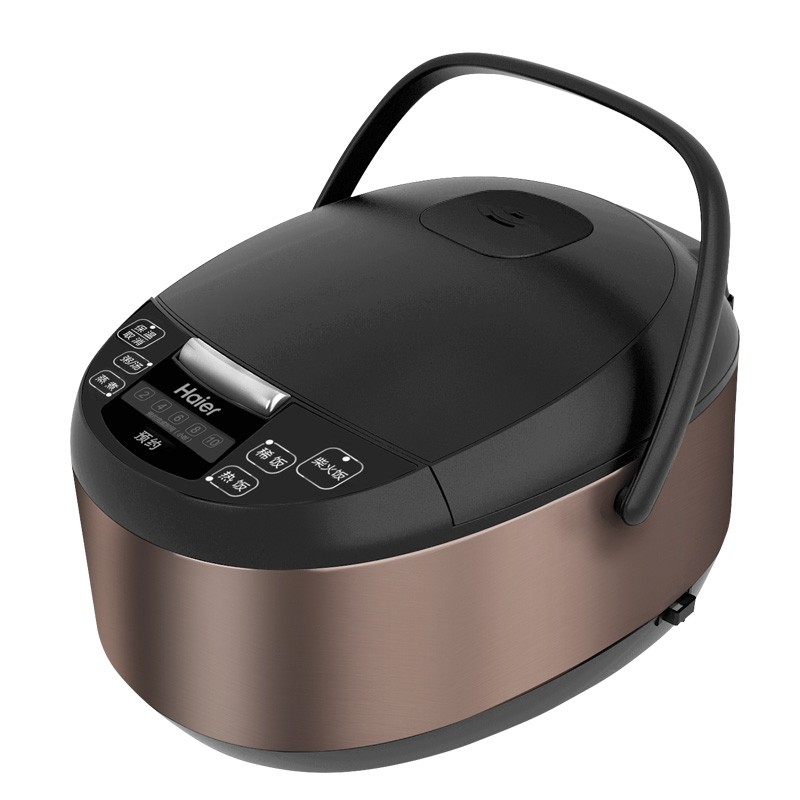海尔(haier) 多功能电饭煲3升电脑式家用 咖啡色 FBS-F3091C高清大图