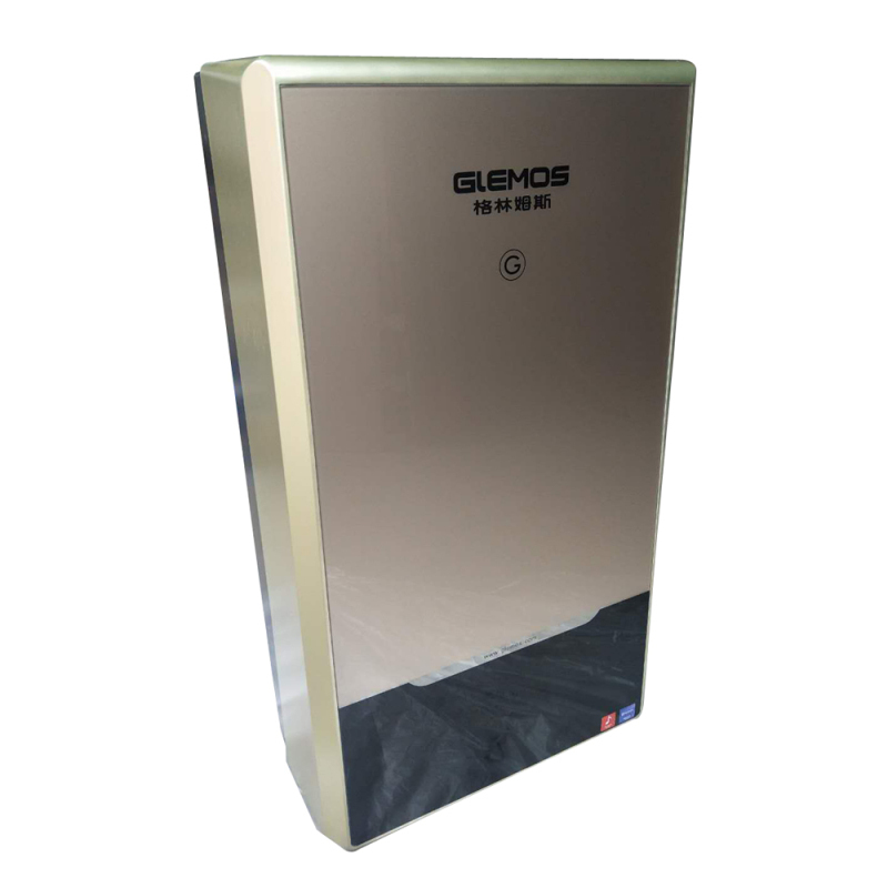格林姆斯(GLEMOS)GS9(S)-55F速热式电热水器 双胆循环加热ECO节能蓝牙智能恒温20升储水5500W 金色