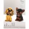 名犬仿真狗装饰品 书桌树脂狗动物摆件 家居创意工艺品电视柜