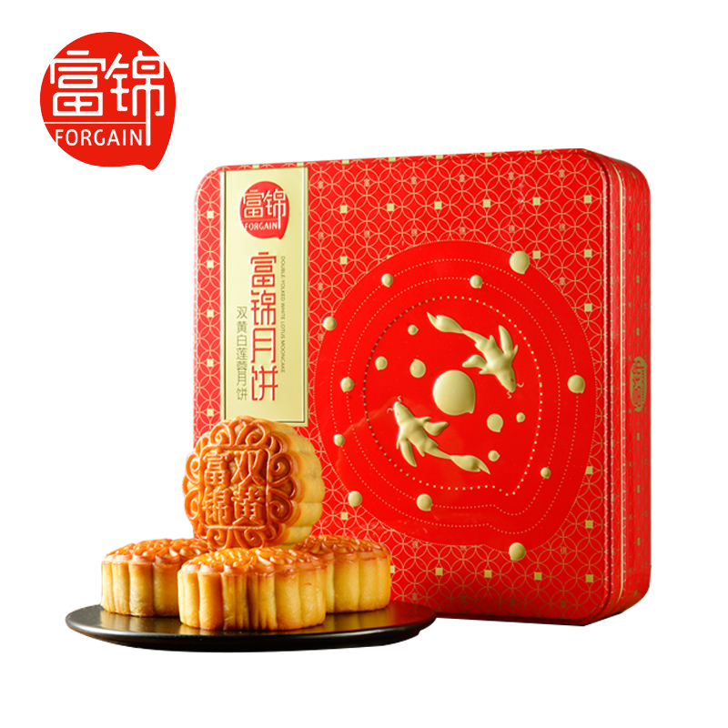 富锦双黄白莲蓉月饼