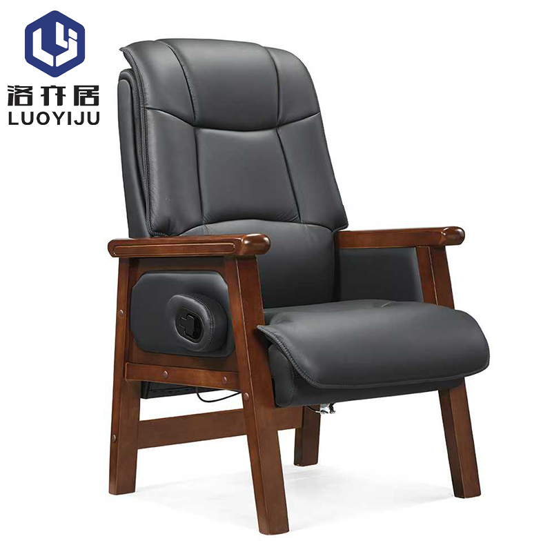 椅子 实木可躺四脚椅YZ668/把高清大图
