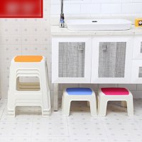 塑料凳子加厚成人换鞋凳儿童矮凳浴室凳方凳小板凳餐桌凳家用凳简约矮凳穿鞋凳生活日用家装住宅家具坐具类凳子小凳子