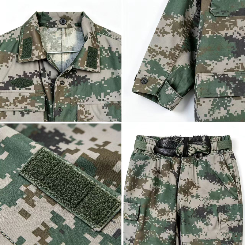 天富星 军训服作训服迷彩服套装 07式 套高清大图