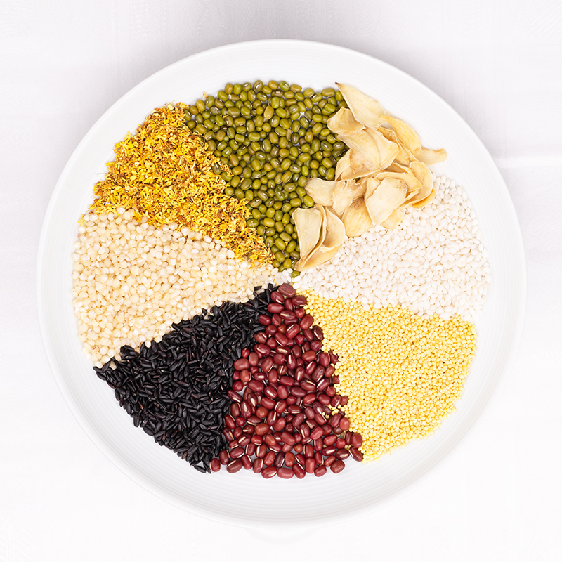 艾谷 有机绿豆百合桂花粥料 1.4kg高清大图