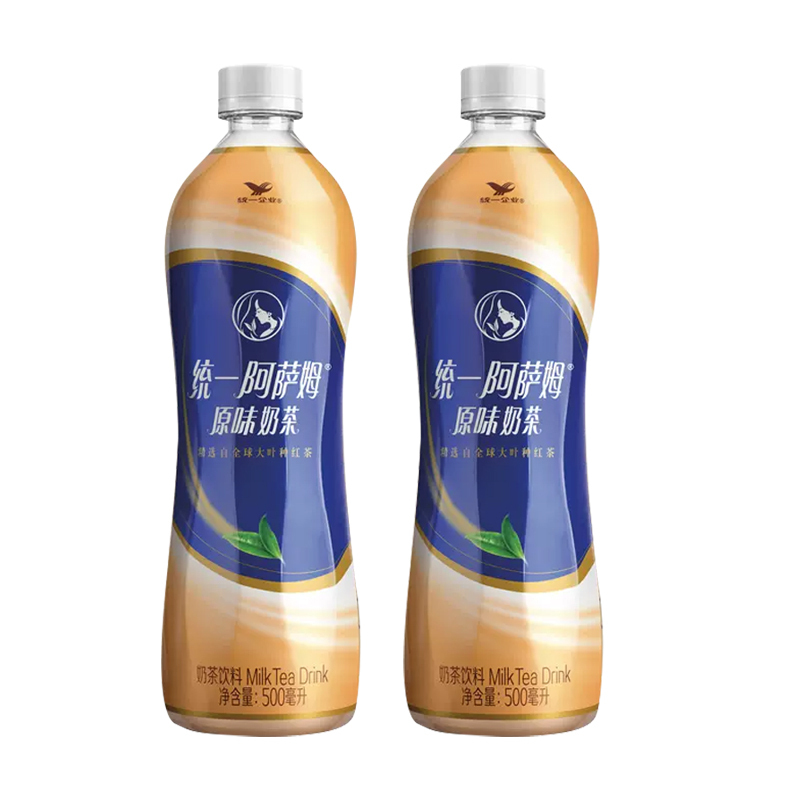 统一 阿萨姆奶茶 奶茶饮料 500ml*5瓶装 下午茶 休闲饮品 饮料