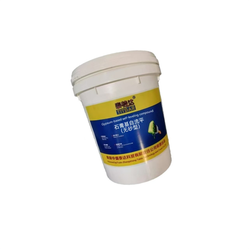 泰特达 石膏基自流平(无砂型) 25KG灰白色 桶高清大图