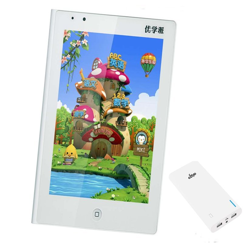 套餐优学派学生平板电脑u28白aigo移动电源k18018000毫安白色