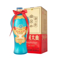 [官方授权店]洋河大曲55度老天蓝500ML*6瓶浓香型白酒白酒整箱