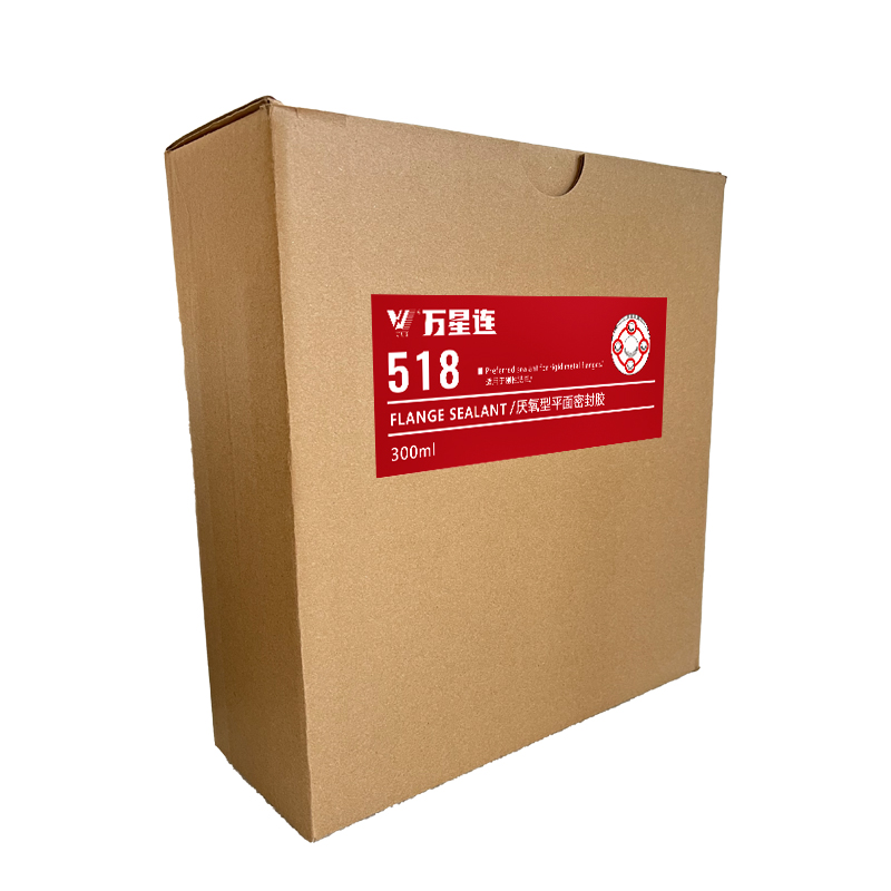 万星连 平面密封胶 518胶300ml 10支/箱高清大图