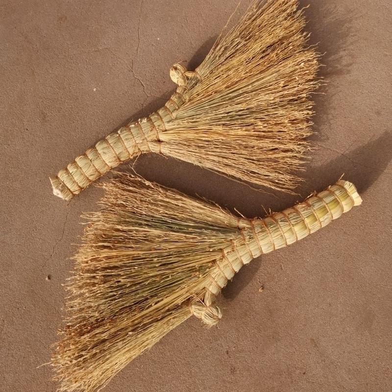 农村老式高粱苗炕笤帚扫床扫帚手工防静电炕扫把床刷子炕刷小扫把高粱