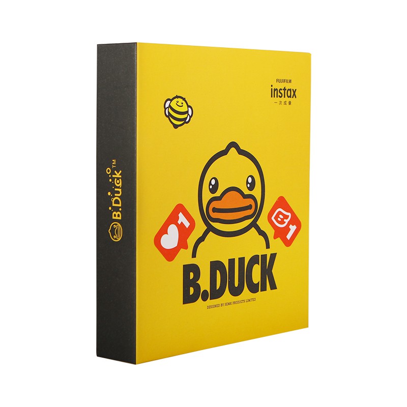 拍立得相机相纸 B.DUCK小鸭3寸mini胶片插页40相册背带布包 三维工匠 格纹高清大图