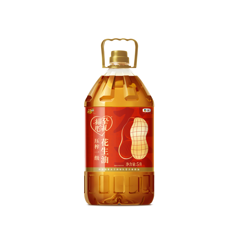 福临门中粮福临门福至心礼压榨一级花生油 5L