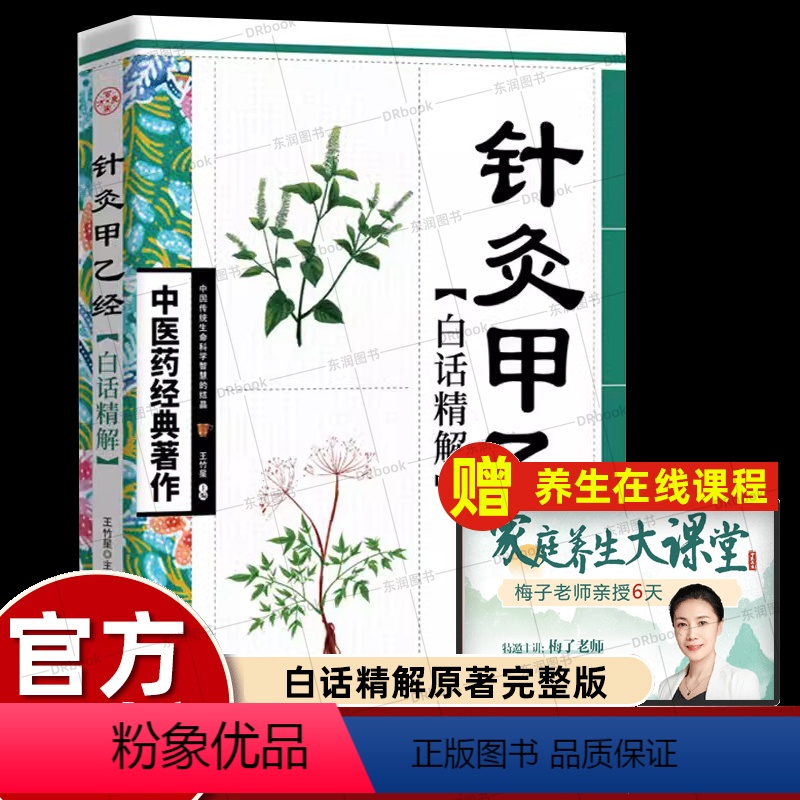 [中医入门]针灸甲乙经(白话文精解) [正版]原版针灸甲乙经校释白话文专家解读各部穴位的适应证和禁忌针刺深度与灸的壮数针