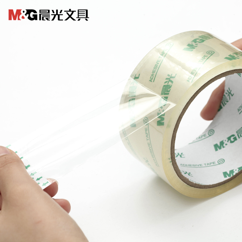 晨光文具 封箱胶带 AJD97338 透明封箱胶带48mm*60y 高粘封口胶布 单卷