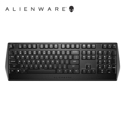 外星人(ALIENWARE)AW310K 游戏 机械键盘全键无冲 cherry红轴电竞键盘 赛博朋克