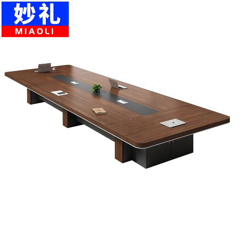 妙礼会议桌4500*1500*750mm张高清大图