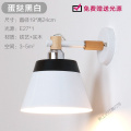 苏宁放心购壁灯家用北欧现代简约卡通个性创意客厅背景墙壁过道灯卧室床头灯 蛋挞黑白