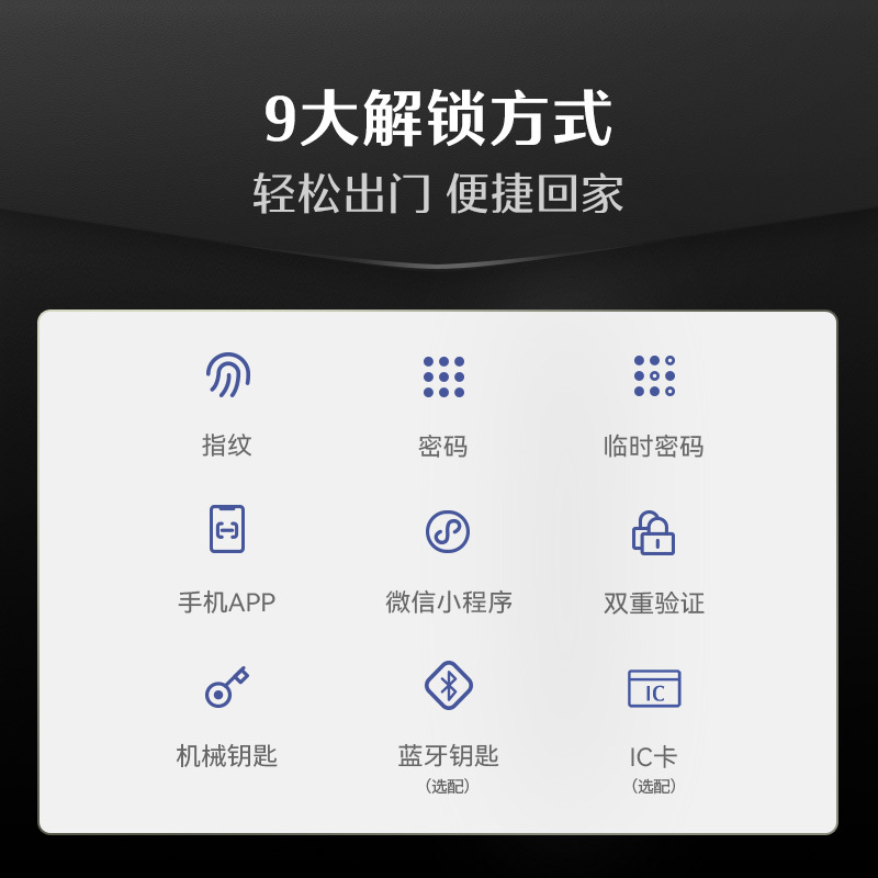 德施曼(DESMAN)智能门锁电子指纹锁家用防盗门锁密码锁C级锁芯 小嘀V7(2.0版)