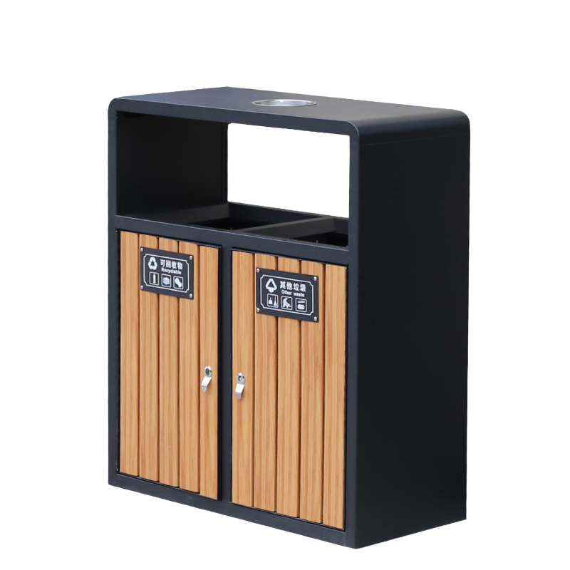 铭思达户外垃圾桶二分类个高清大图