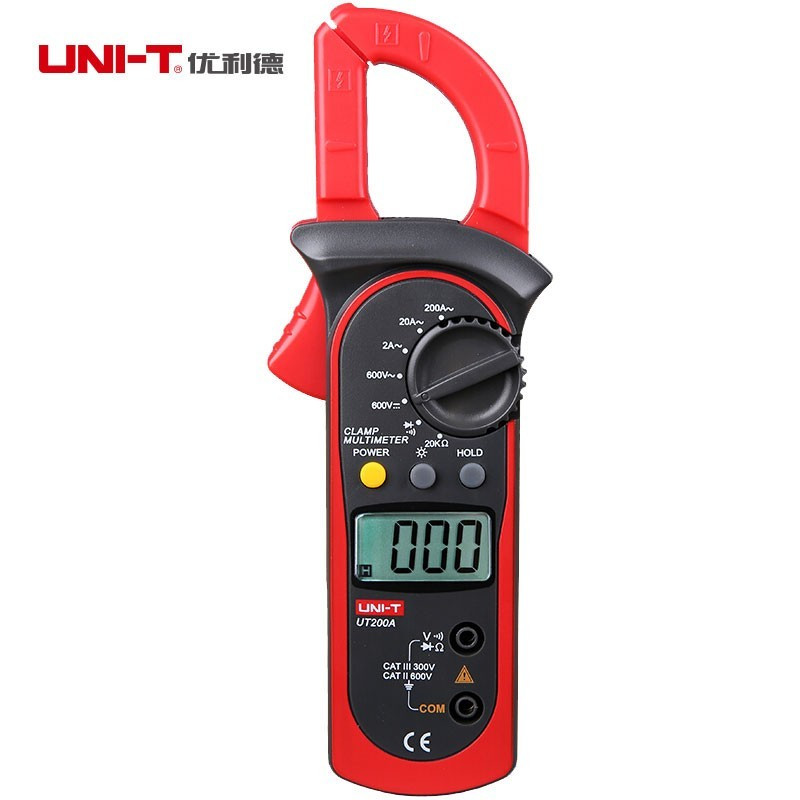 优利德(UNI-T)UT200A数字交流钳型表钳型万用表 1个