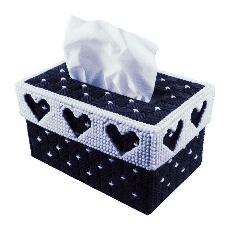 3d立体绣十字绣纸巾盒客厅新款纸抽盒毛线绣手工材料包抽纸盒非成品