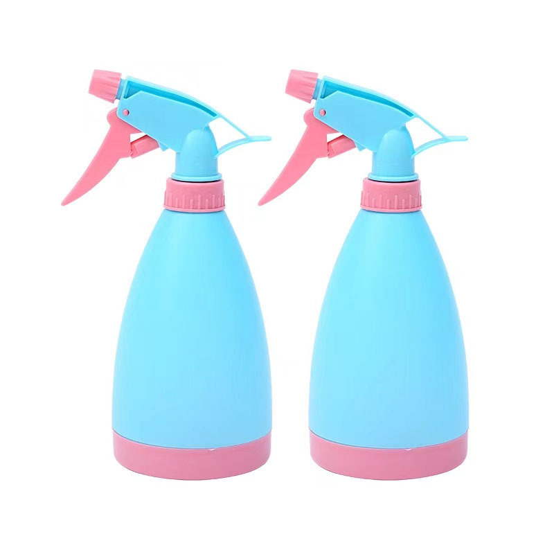 企购优品手压式糖果色洒水壶浇水壶 500ml