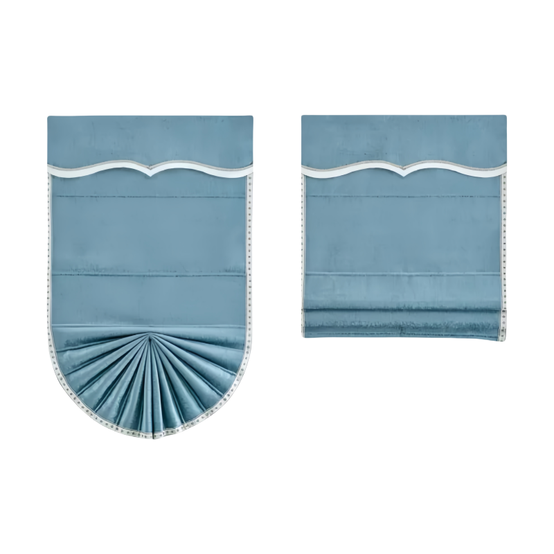 日目 雪尼尔遮光罗马帘 GRY-HY03/平方米高清大图