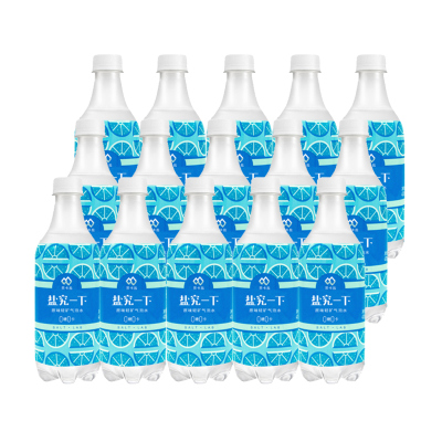 延中 盐究一下 茶卡盐轻矿气泡水( 原味 )470ml * 15瓶装