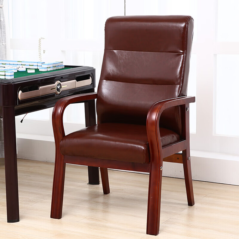 晋舰电脑椅会议椅皮革办公椅人体工学椅职员椅老板椅016棕色仿皮高清大图