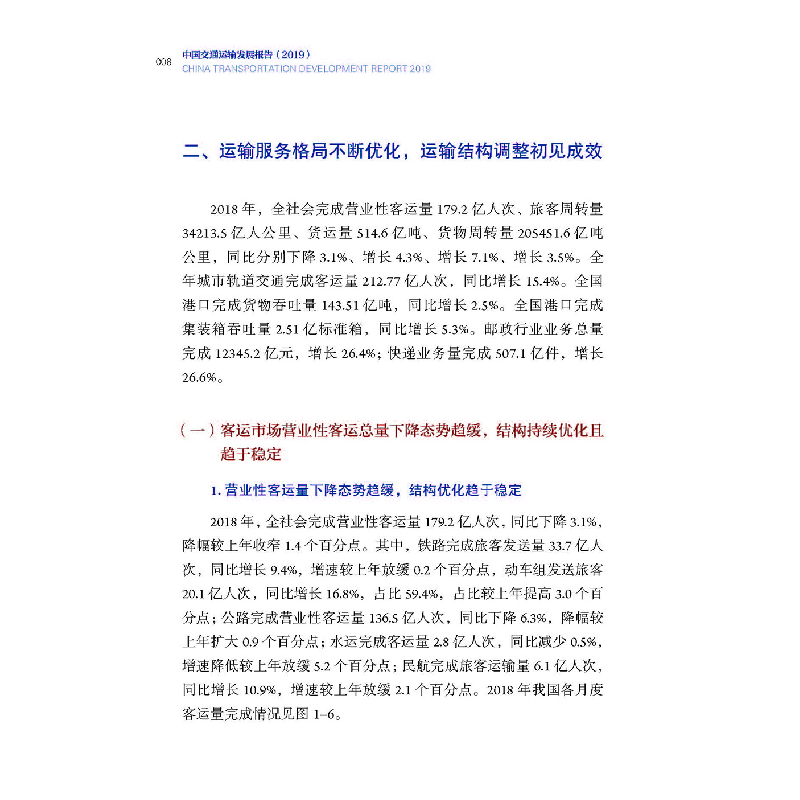 醉染图书China Transportation Development Report 2019高清大图