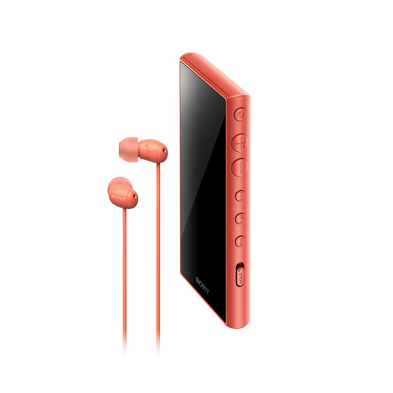 索尼(SONY)NW-A105HN 无线Hi-Res 安卓9.0 高解析度 无损音乐播放器 MP3 附带降噪耳机 橘色